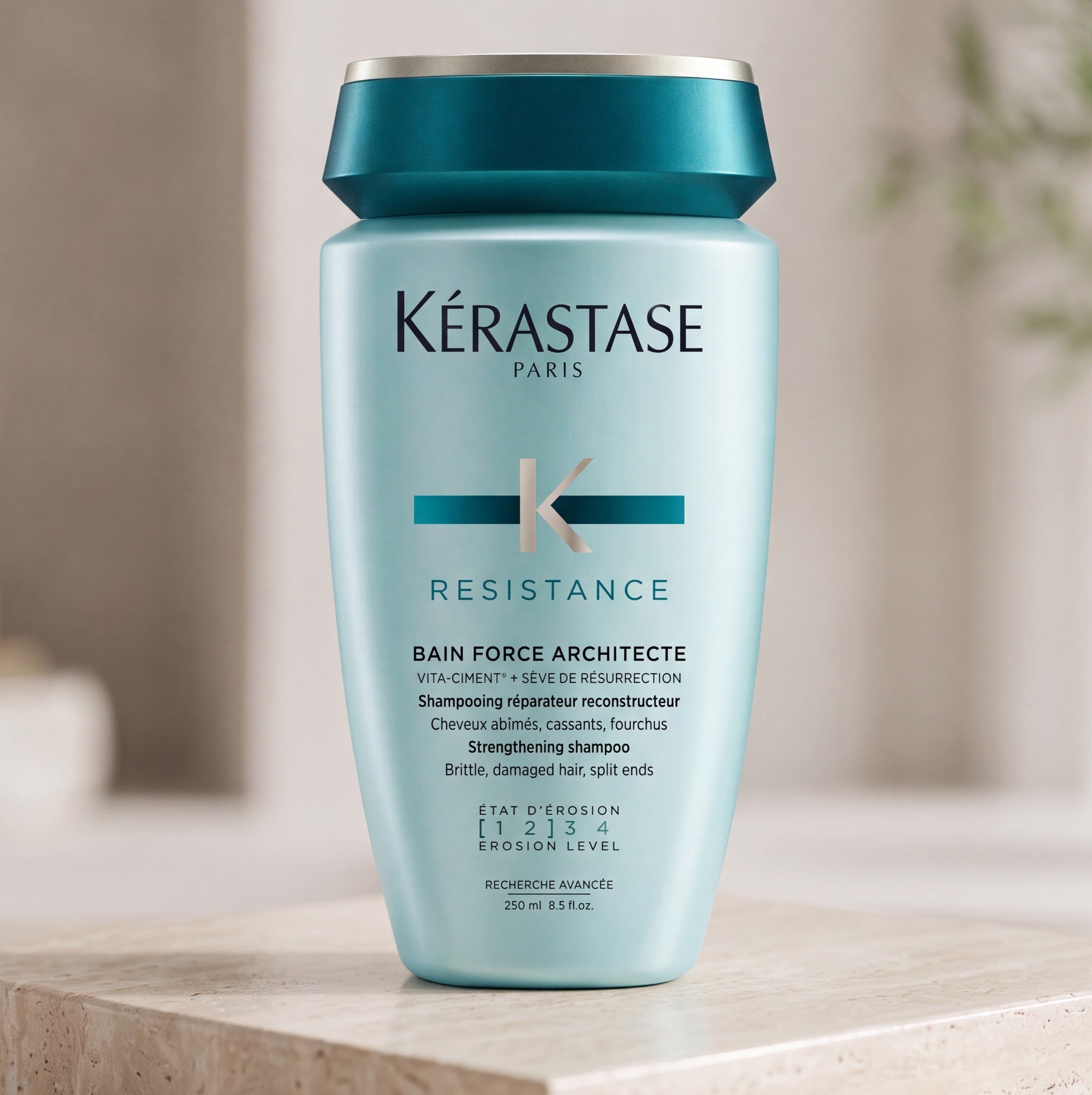 Kérastase Kérastase Champú Reconstructor Résistance Bain Force Architecte (250ml) - Cuidado Capilar - Lacios y Rizos